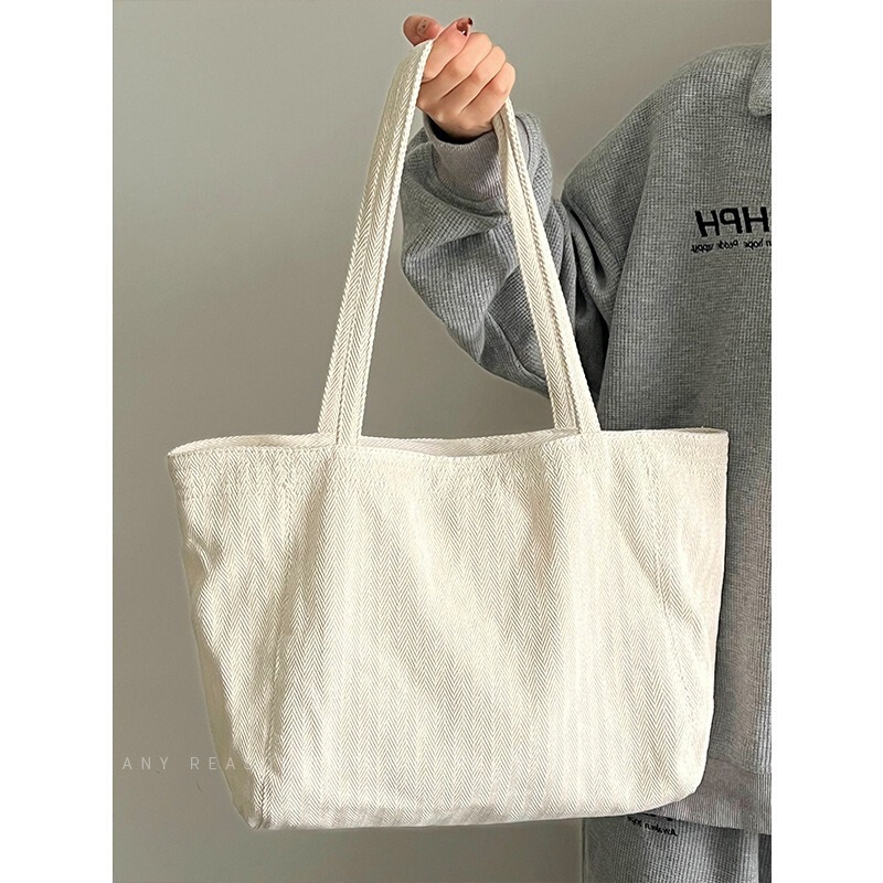 Bags for Women 2025 New Large-Capacity Korean Style Twill Canvas Bag Work Clothing Shoulder Handbag Casual Women's Bag Bags for Women 2025 New Large-Capacity Korean Style Twill Canvas Bag Work Clothing Shoulder Handbag Casual Women's Bag