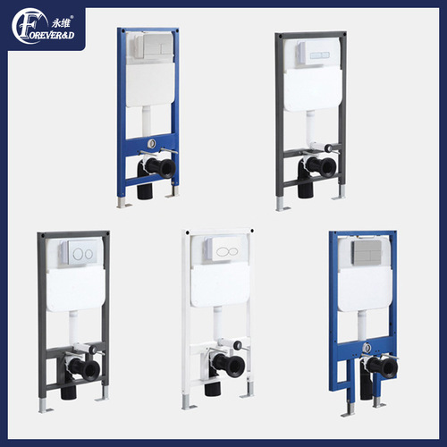 Hidden tank wall-mounted hanging toilet wall-mounted toilet ceramic wall-hanging hidden set bathroom wall-mounted ceramic toilet set
