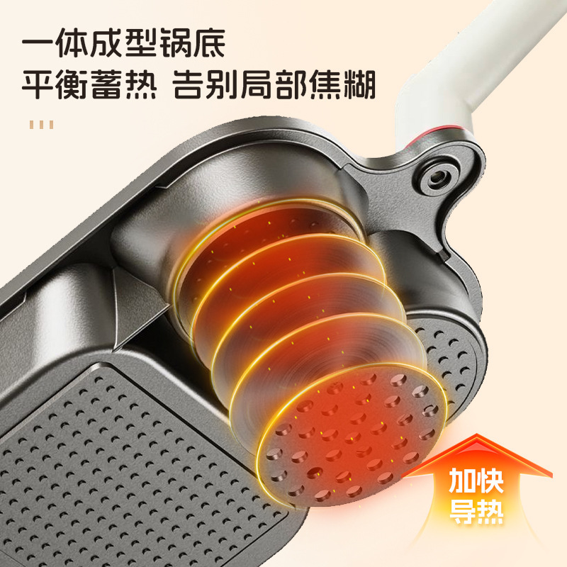 家用钛金煎蛋锅三合一平底煎锅肉蛋堡不沾锅支持代发|undefined