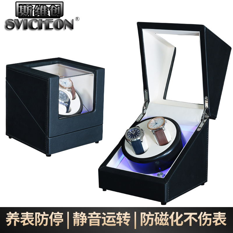 Fuente Reloj de fábrica Shaker hogar automático reloj caja negocio colección hogar mantenimiento artefacto entrega de una sola pieza