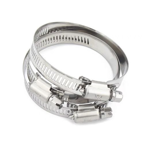 Factory direct sales 304 stainless steel hose clamp, American communication clamp, ventilation pipe clamp, monitoring clamp