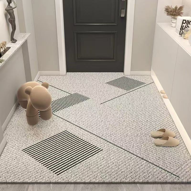 Silk Loop Entrance Door Mat for the Main Entrance, Dirt-Resistant, Dust-Removing, Non-Slip Household Mat, Hallway Mat