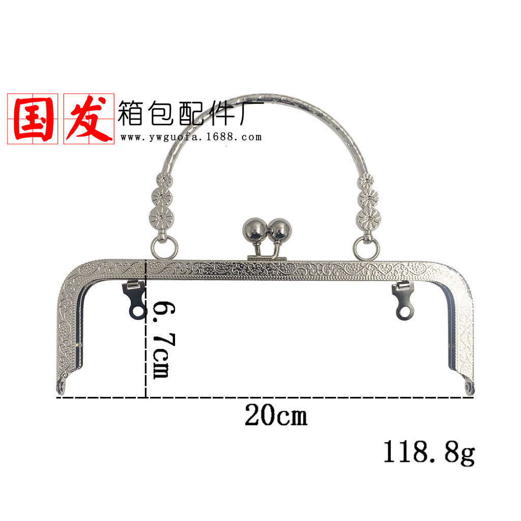 Especial [agujero de tornillo] 20cm relieve cuadrado de tres flores mano oro al por mayor mano oro 3 colores opcionales