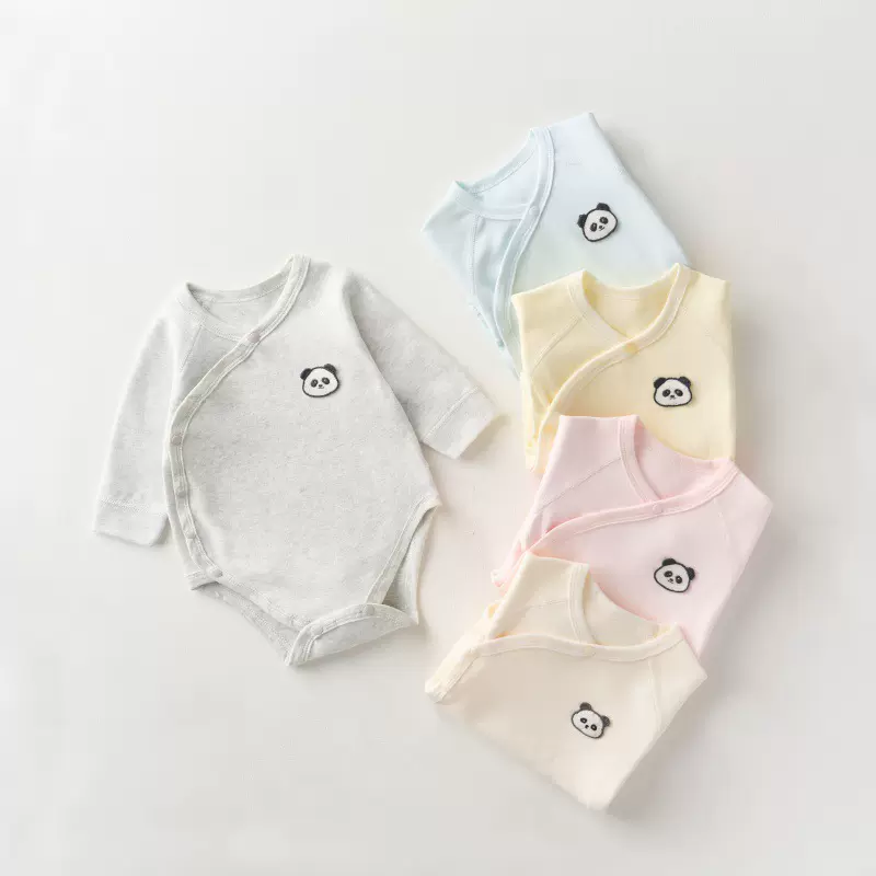 280克舒绒新生儿连体衣初生婴儿衣服男女宝宝秋冬季打底三角爬服