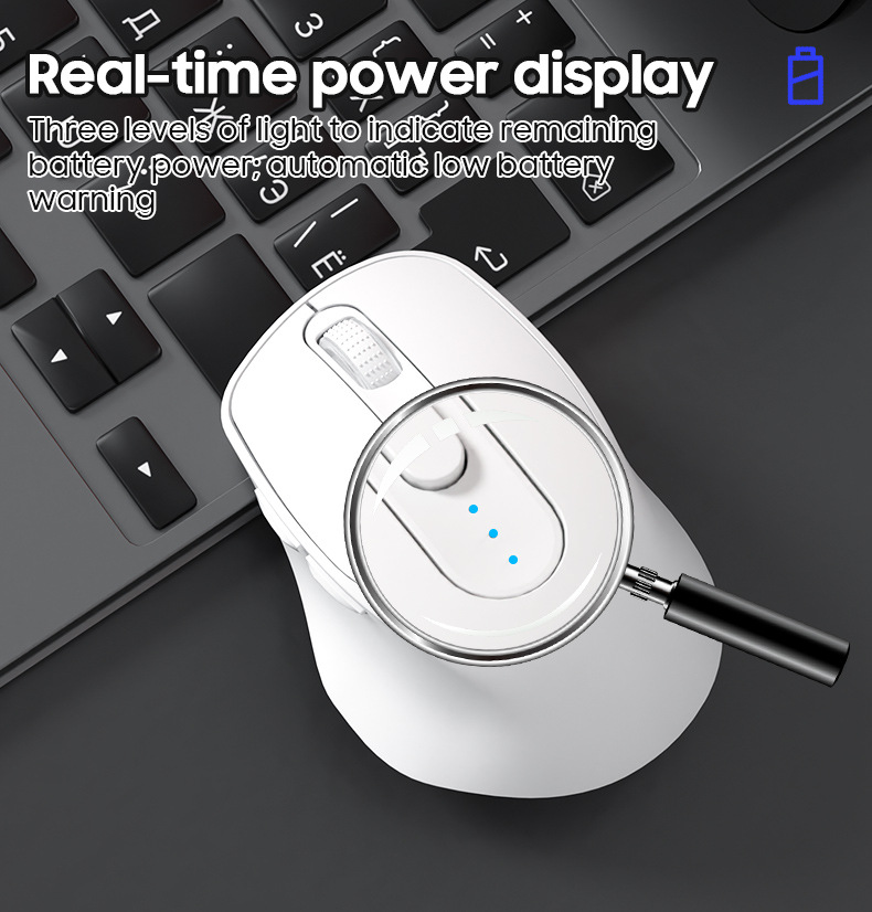 Cross-border smart translation mouse, voice input, wireless Bluetooth, silent, multi-language translation, charging translation mouse undefined