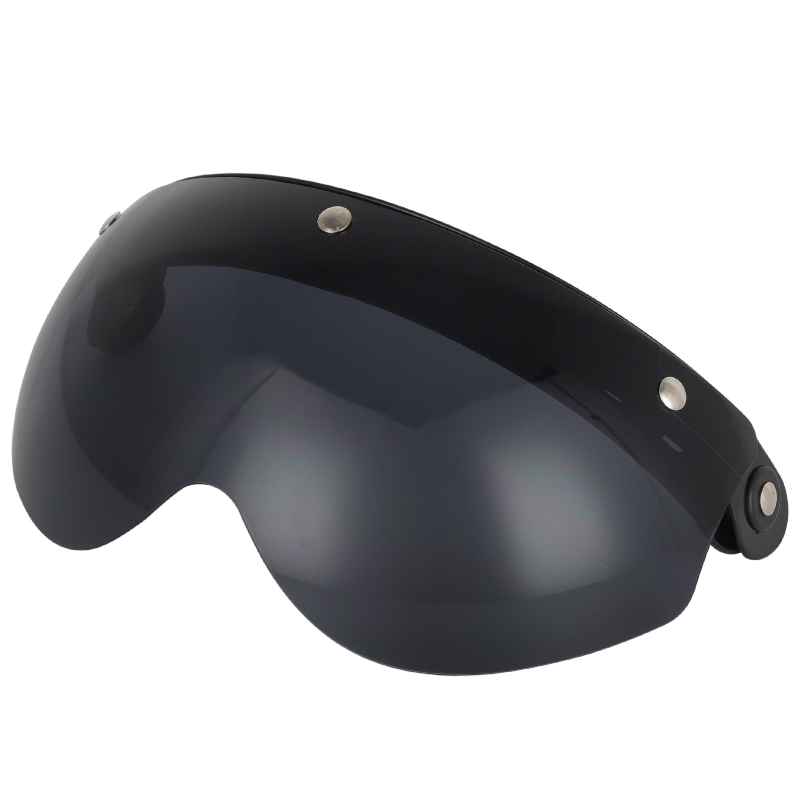 Lente de casco de motocicleta Retro Half Casco W Lente de tres botones Accesorios de casco Casco volador Lente de burbuja BV06