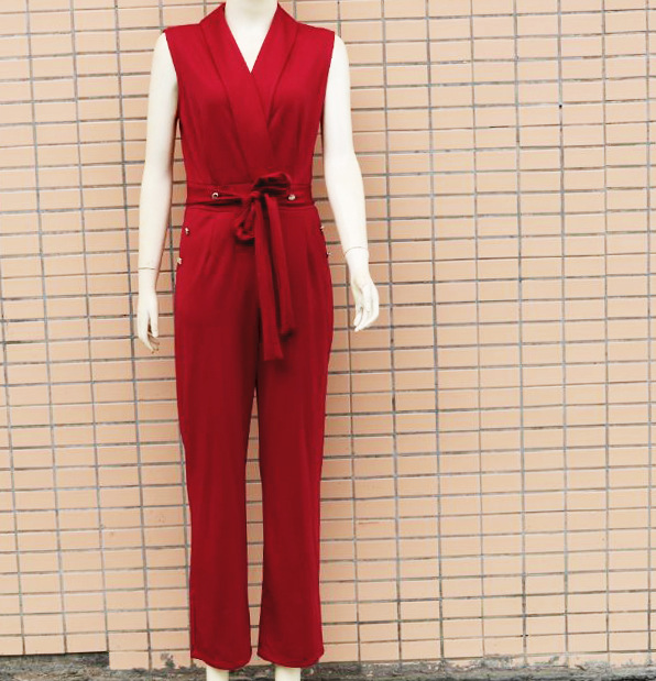 441g Weight Full Length Pants Length Polyester Fabric Type Mid Waist Waist Line Jumpsuits Pants Type Stretchy Elasticity Bodysuits Tops Type Business, Daily Occasion Regular Fit Fit Type Solid Color Pattern Summer Season Women's Gender Zipper Design Classic Style Style Wholesale Women's Classic Style Solid Color Zipper Bodysuits 无