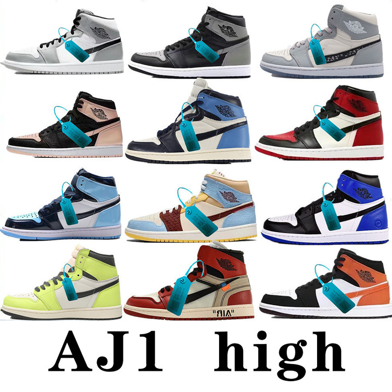 Putian Cross-Border Exclusive Supply of Aj1 High-Top Black and White Panda Chicago Obsidian Shadow Gray Men's and Women's Sneakers Basketball Shoes Putian Cross-Border Exclusive Supply of Aj1 High-Top Black and White Panda Chicago Obsidian Shadow Gray Men's and Women's Sneakers Basketball Shoes