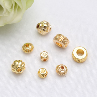 14k����ɫ����A�λ��д����Ƭ diy������Ʒ���ɢ�����l