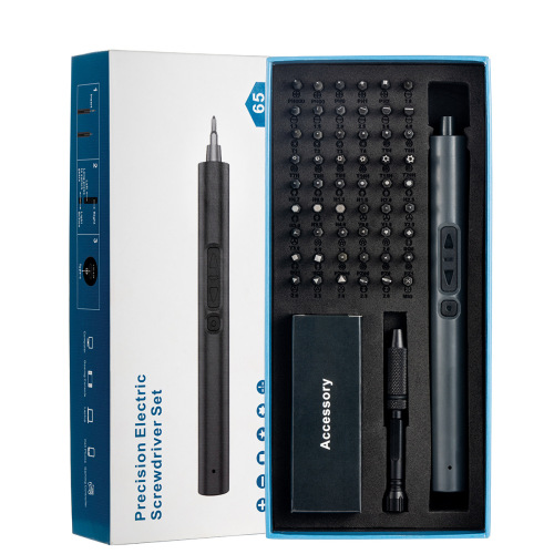 65-in-1 Mini Micro Portable Straight Bar Electric Screwdriver Cordless Home Repair Tool