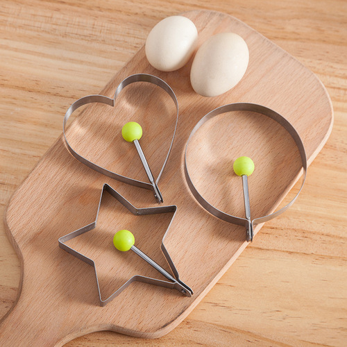 Thickened stainless steel egg pan model heart-shaped egg mold creative egg ring egg fried egg pouch mold