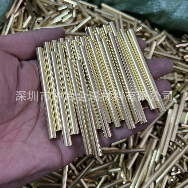 小口径黄铜管4*1mm批发 H65小口径薄壁黄铜管批发 0.5mm厚现货