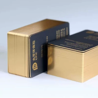 外贸出口擦色渐变名片彩色特种纸手工晕染边烫银棉纸金边卡片定制
