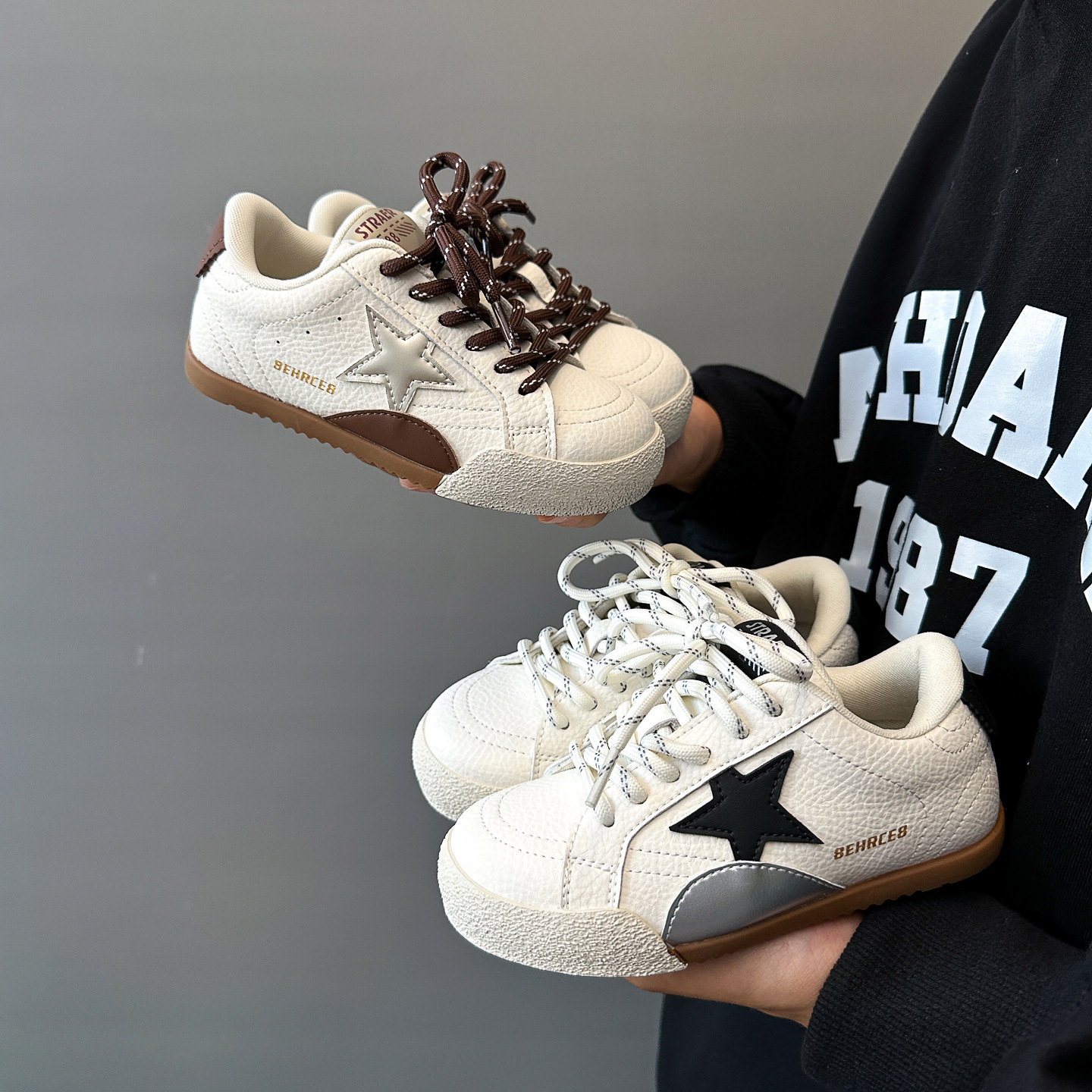 2025 New Autum Boys' Fashionable and Handsome Casual Sports Shoes Korean Style Star Girls' Versatile Sneakers