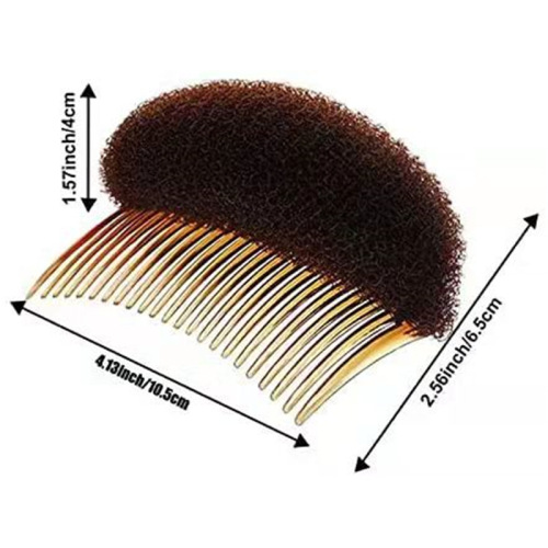 New temperament princess head hair booster hair comb sponge fluffy hair pad hair device fluffy sticker insert comb wholesale