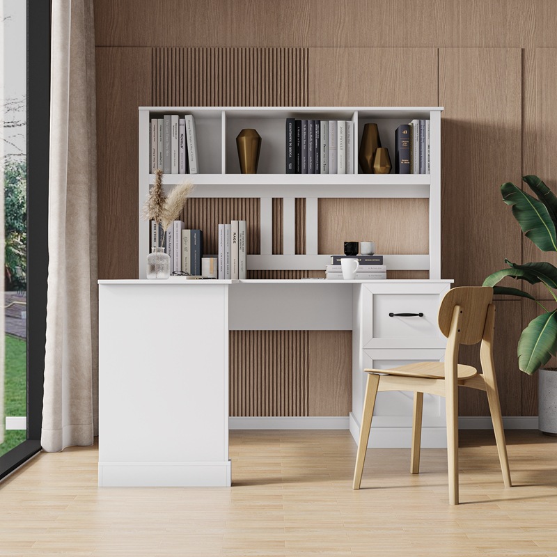Escritorio simple integrado esquina mesa de escritorio computadora simple hogar dormitorio estudiante escritorio mesa de escritura
