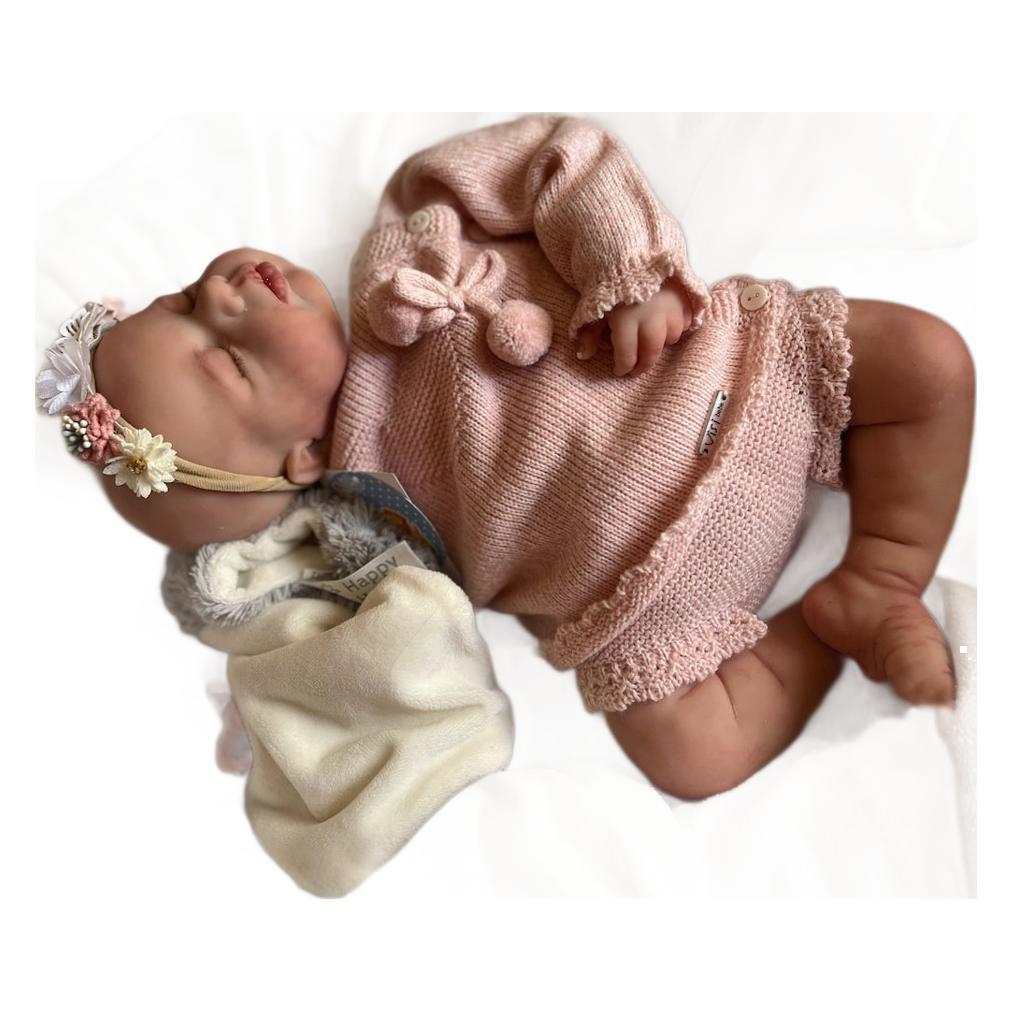 XINWEICHENG 원래 19 인치 시뮬레이션  인형 LOULOU 쌍둥이 국경 간 공급