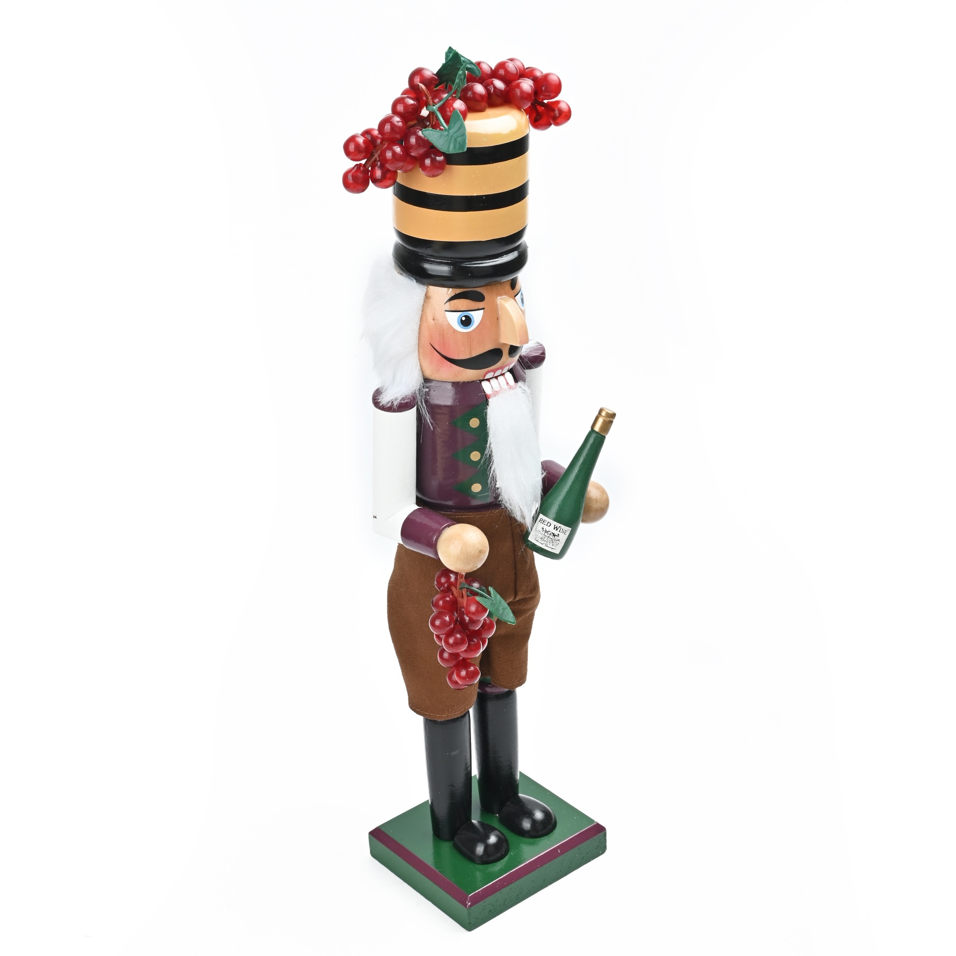 Hombre de vino cascanueces soldados marionetas 38CM decoración de Navidad ornamentos artesanías