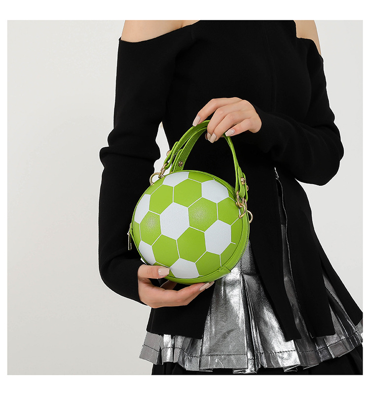 Cross-border bags, women's Instagram personalized basketball bags, new versatile single-shoulder crossbody bags, Korean-style small round bags for women undefined