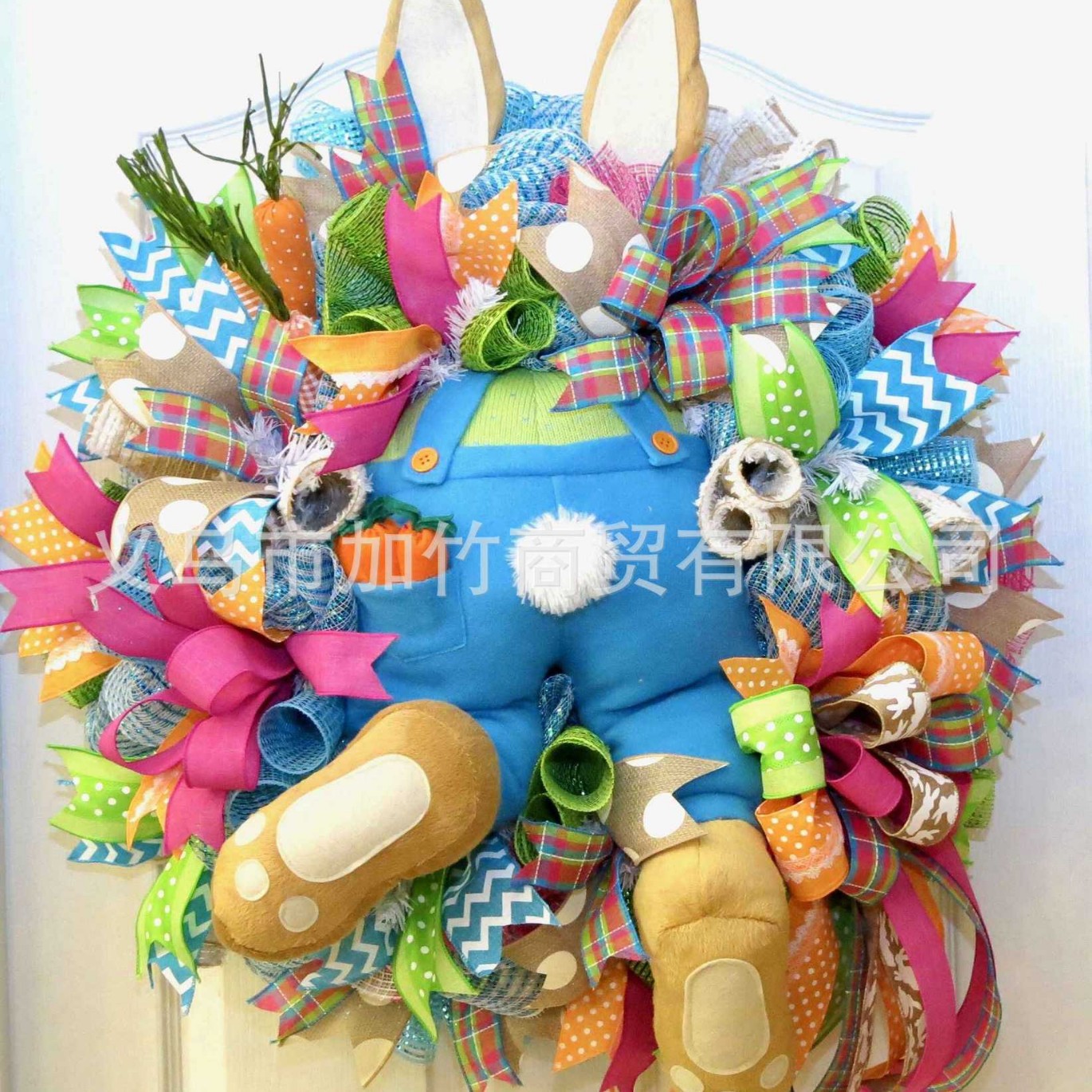 2024 conejo de Pascua colgante de Navidad transfronterizo Amazon Garland decoración Garland accesorios de decoración del hogar