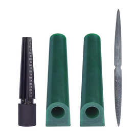戒指蜡环模型制作DIY铸造男女蜡模4件套双头蜡锉蜡管刀戒指绿蜡管