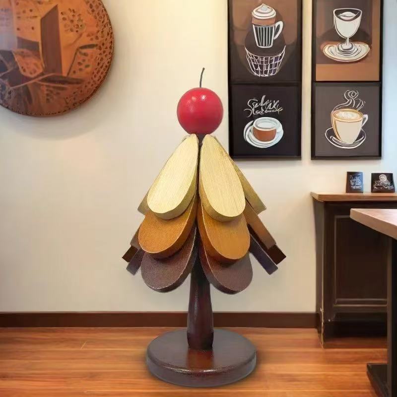 Un árbol de alta resistencia a altas temperaturas decoraciones creativas para el hogar taza de té de alta calidad de cojín de aislamiento térmico árbol de Navidad escritorio a prueba de quemaduras