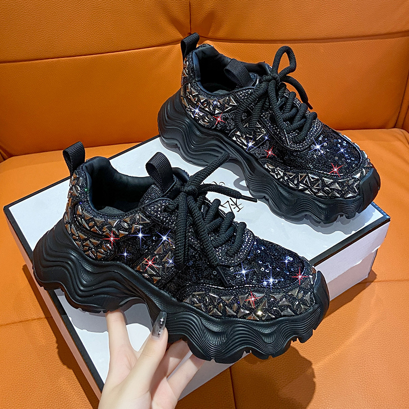 European Goods Network Height Boosting Fashionable Women's 2024 Spring/Summer New Collection Versatile Korean Version_voghion.com