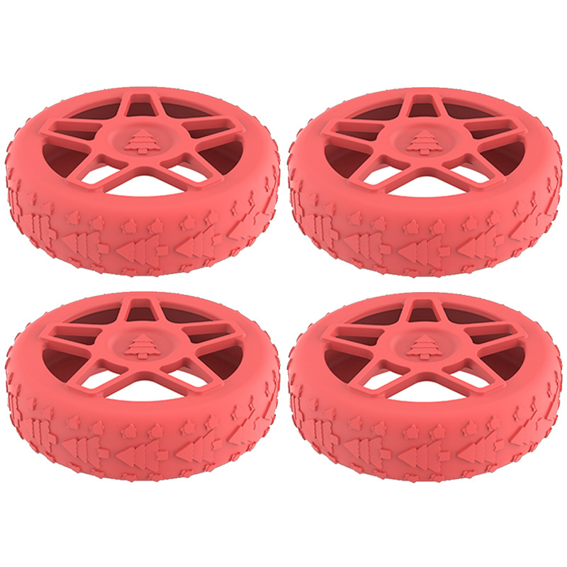 Caster shoesスーツケースホイールシリコン保護カバー耐摩耗性全包スーツケースホイールシリコン保護カバー