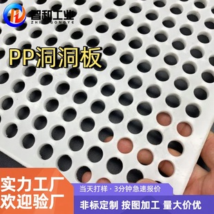 Manufacturer Wholesale White Perforated Board Pp Plastic Perforated Board Filter Screen Board Moisture-Proof Breathable Perforated Bed Board Customization