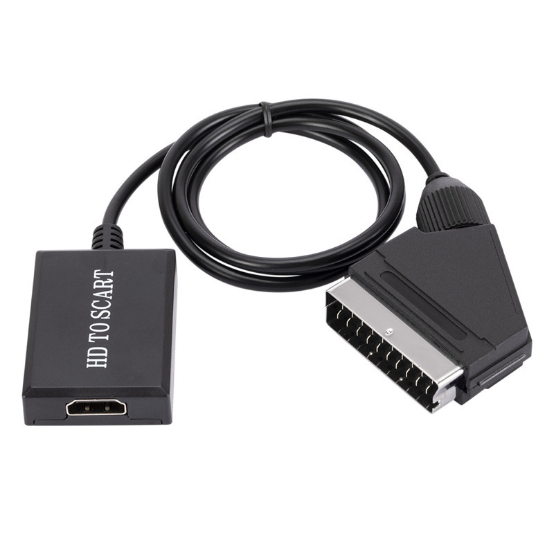 Private model HDMI to scart converter 1080p HD video Adapter hdmi to scart adapter cable