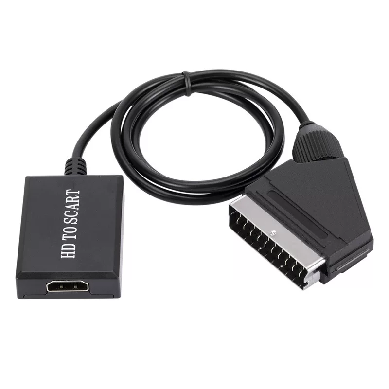 Частная модель HDMI в SCART конвертер 1080p HD виде адаптер HDMI в SCART проводка