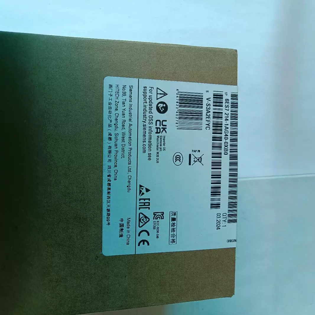 Новый оригинальный PLC хост 6ES7214-1AG40-0 X B0