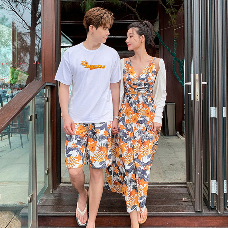 Summer couple clothing