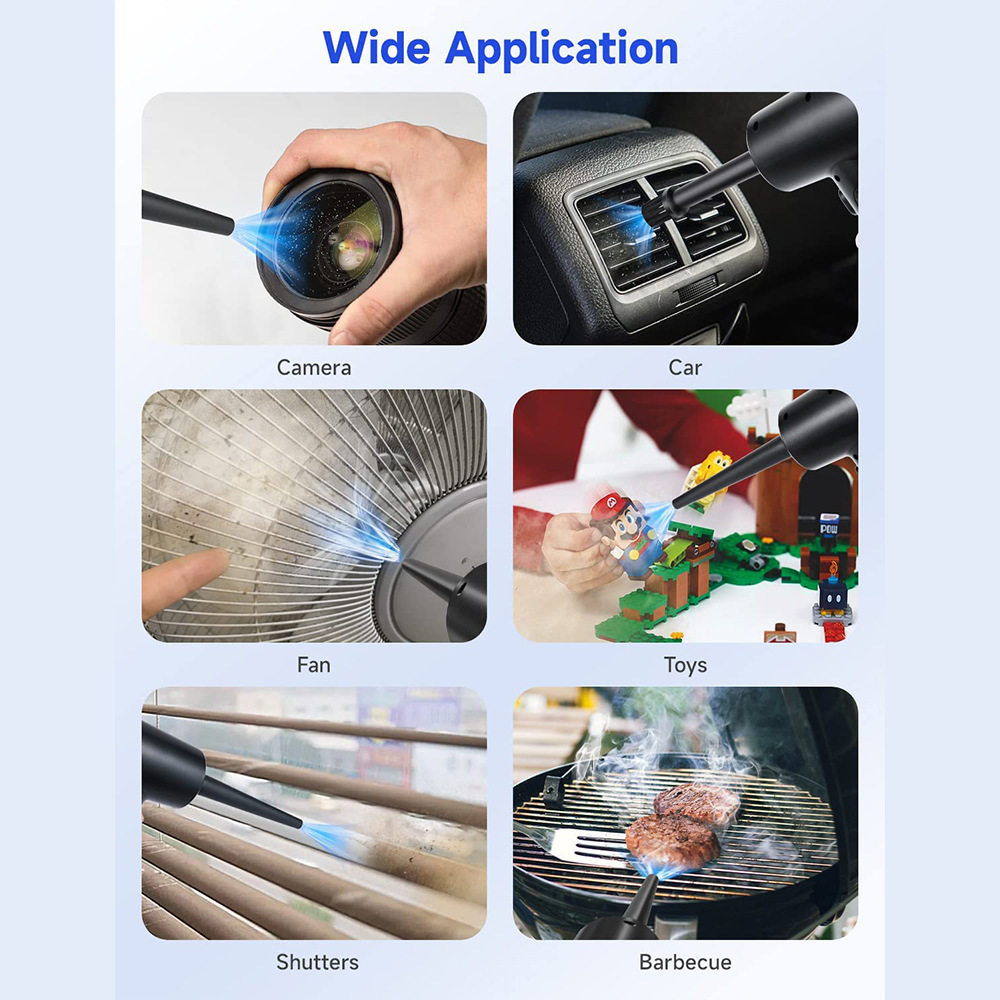 Nuevo coche inalámbrico colector de polvo portátil pistola de vacío de alta potencia de mano limpieza del hogar dos-en-uno soplador de polvo