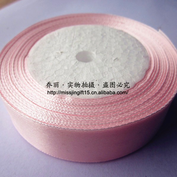 25MM cinta arco cinta caja de regalo decoración de flores cinta de poliéster Ropa Accesorios cinta 8 puntos