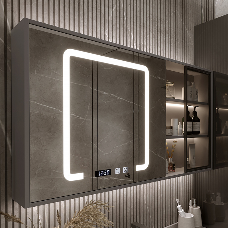 Placa de roca sin fisuras cuenca integrada inteligente gabinete de baño combinación de baño tabla de lavado lavabo