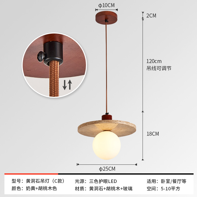Huangtongshi Estilo japonés Wabi-Jifeng dormitorio junto a la cama candelabro estilo crema creativo B & B Retro restaurante medieval pequeño candelabro