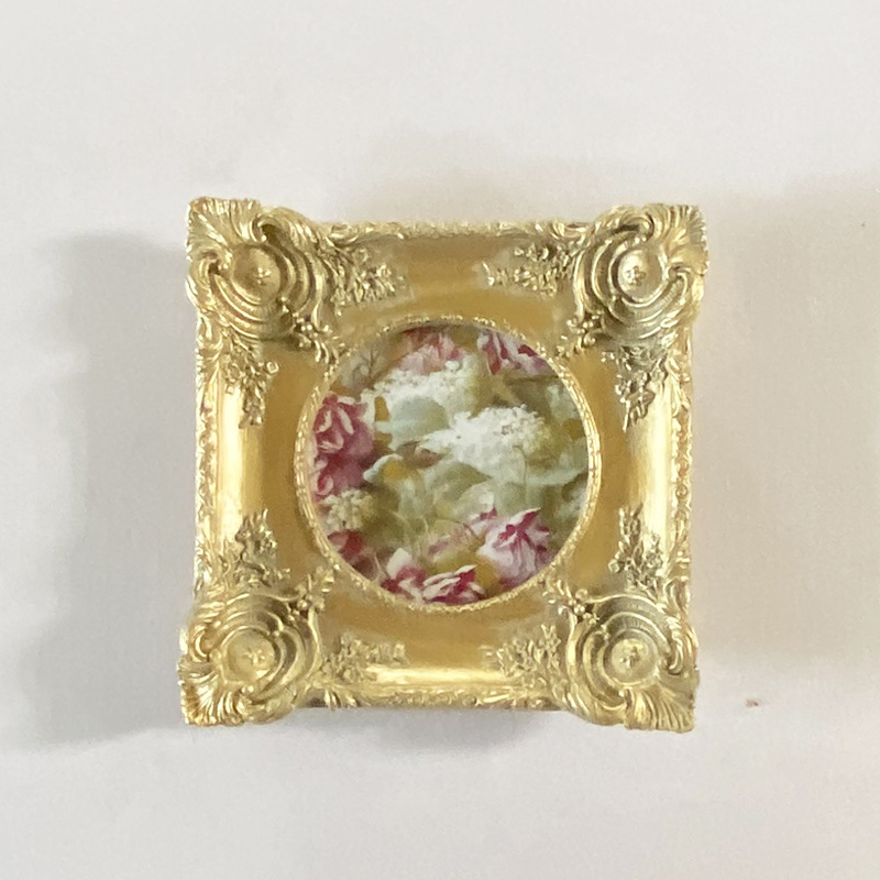 Retro wall photo frame for bedroom