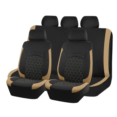 Wear-Resistant, Full-Coverage Seat Cover, Black and | Seat cushion, seat cover - brown