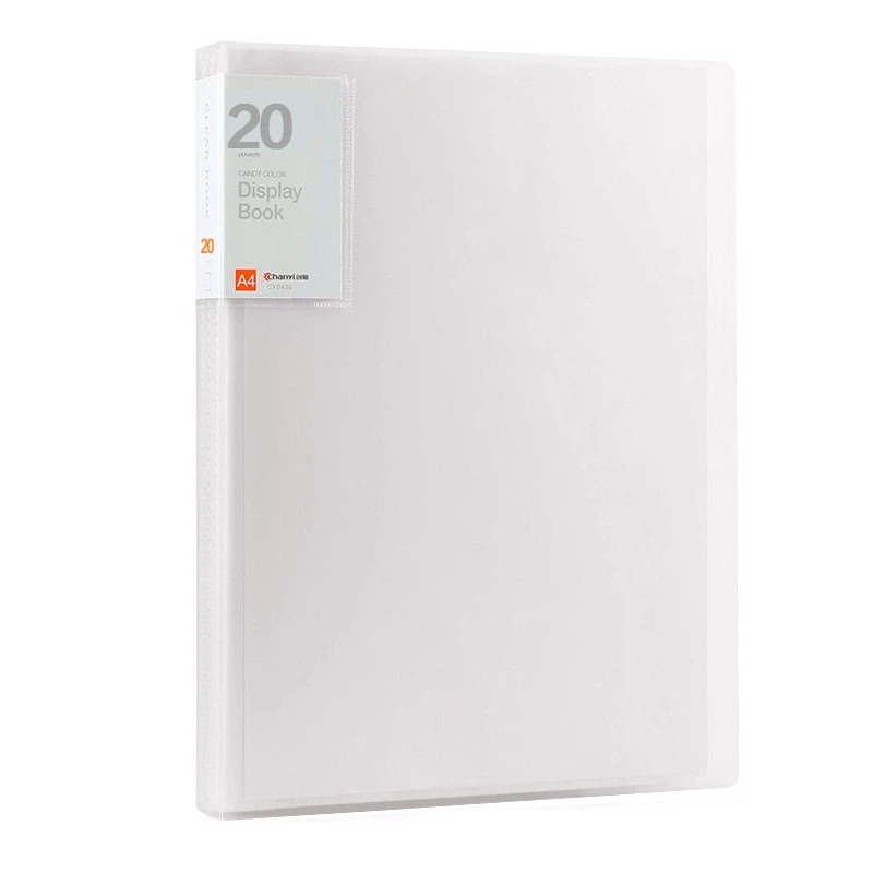 Data Book Transparent Plastic PP Test Paper Reservation Book Music Folder Wholesale A4 Page File File File