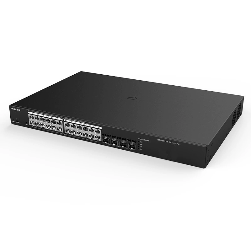 锐捷（Ruijie） Layer 2 сетевое управление 24-портовый Gigabit POE свитч RG-NBS3100-24GT4SFP-