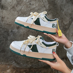 復古德訓鞋女2021年新款夏季ins超火小白鞋日系百搭休閒運動板鞋