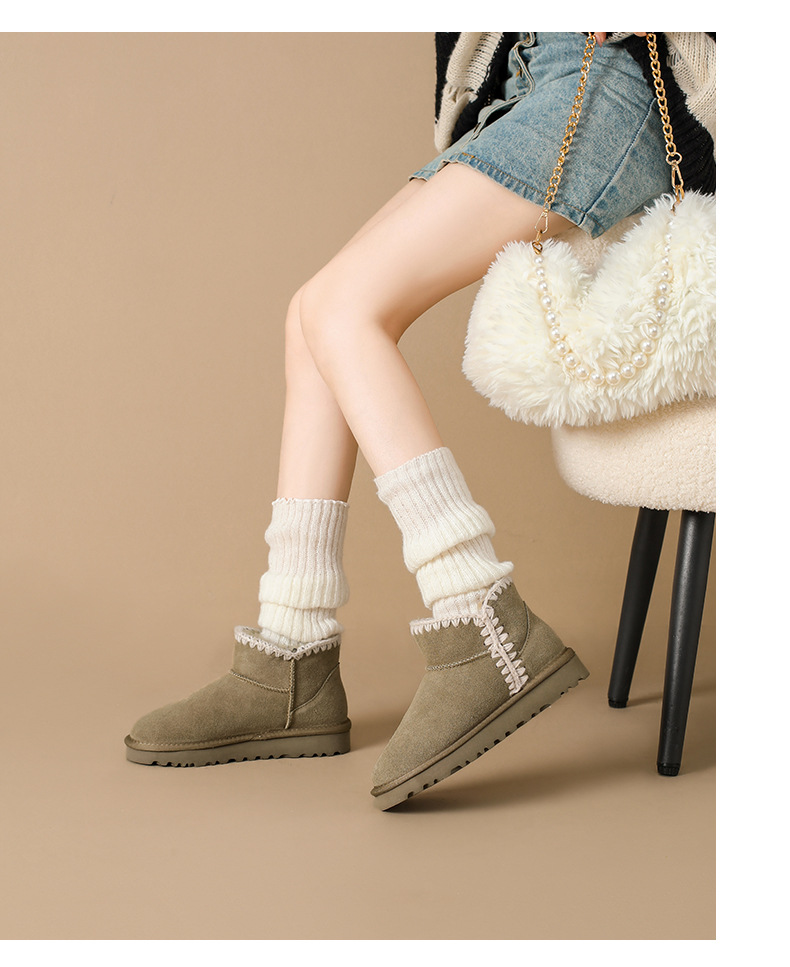 Bottes de neige d'hiver pour femmes, chaussures pour hommes, bottines d'automne et d'hiver, bottes chaudes à la mode pour femmes et hommes, baskets de sport en plein air, 2025_voghion.com