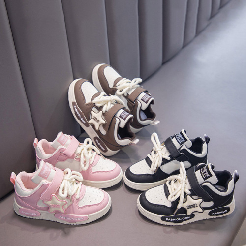Children's sneakers new style  autumn comfortable boys and girls single shoes casual fashion student sports shoes trendy children's shoes