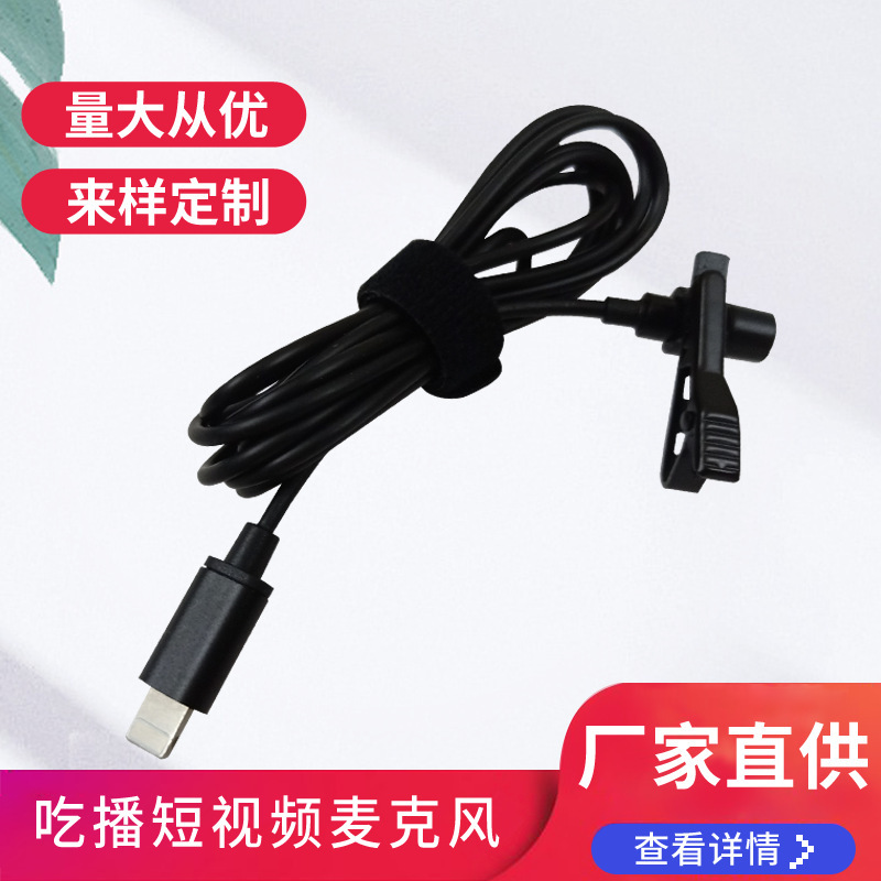 TYPE-Cクリップマイク携帯電話ライブ機器録音マイクミニマイクインタビューk歌麦|undefined