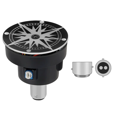 Flashing Warning Light – Other lights - sc-3-black-cover-compass-red