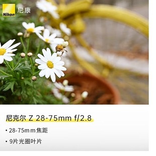 In-Stock Chinese Version Compatible with Nikon Z 28-75mm F/2.8 Full-Frame Mirrorless Zoom Lens Z62Z72 Lens