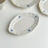 Swallow tableware (small oval plate)