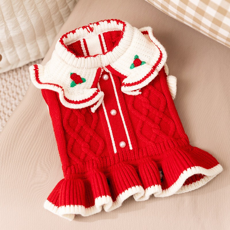 Dog Clothes Thickeneded Warm Knitwears Autumn and Winter Knitwears Teddy Cat Clothes Small and Medium-Sized Dog Pet Clothes Dog Clothes Thickeneded Warm Knitwears Autumn and Winter Knitwears Teddy Cat Clothes Small and Medium-Sized Dog Pet Clothes