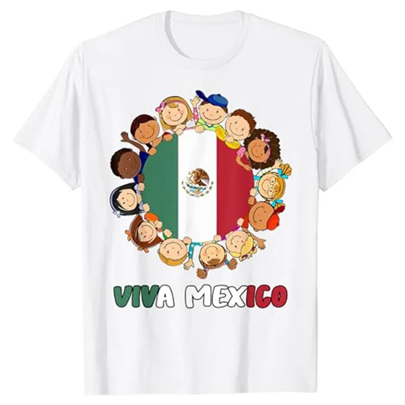 Long Live Mexico - Independence Day Mexican Pride T-Shirt, Fun Mexican Pride Patriotic Graphic T-Shirt Gift